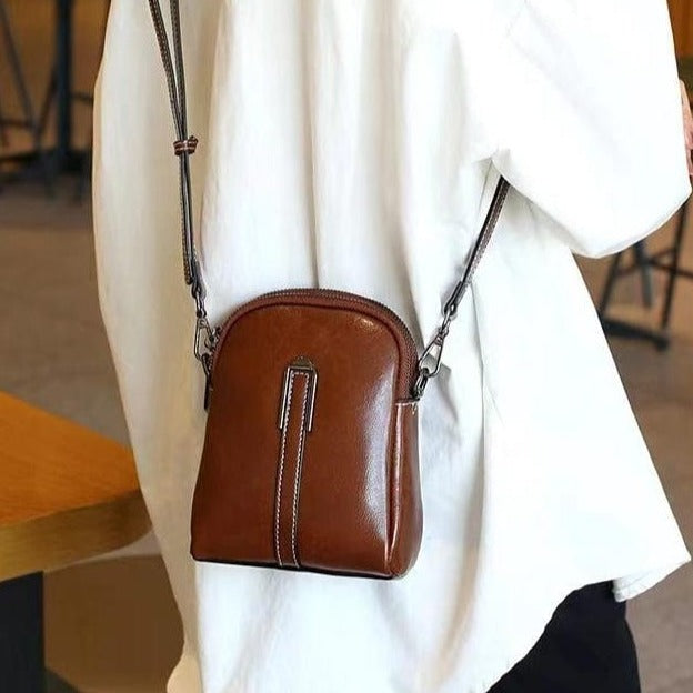 urban elegance leather crossbody bag